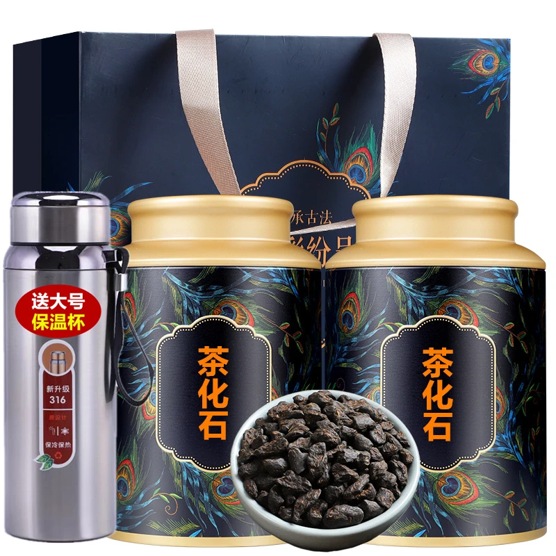 普洱茶碎银号子熟茶茶叶自己喝散茶糯米香茶化石老茶头黑茶500g