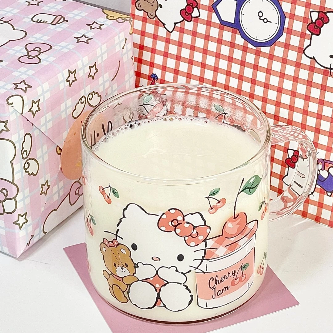 生日礼物HelloKitty送女生闺蜜女朋友的可爱创意实用玻璃杯子高级