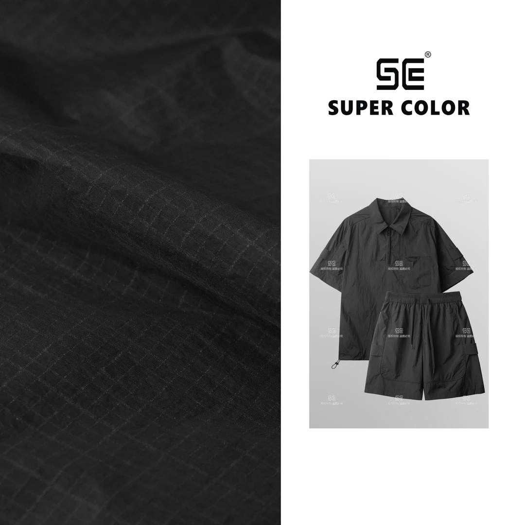 supercolor【极简黑武士】 24ss//百搭男女同款短袖套装 9