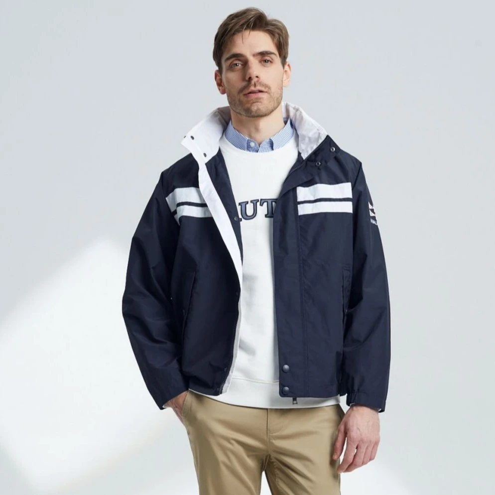 NAUTICA诺帝卡秋冬新品户外休闲防风防轻泼水保暖外套夹克JO2100