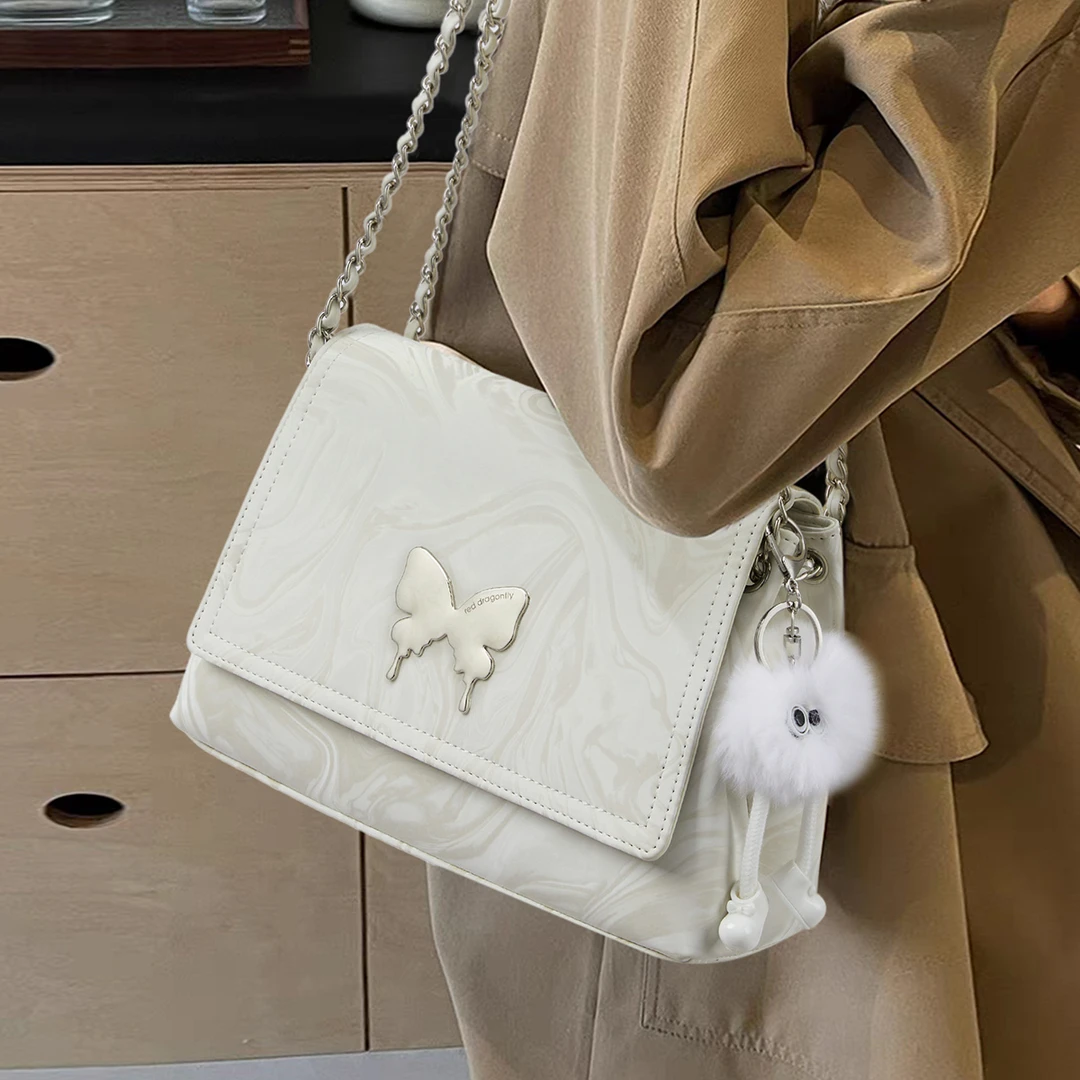 红蜻蜓新款时尚百搭女包小众女士斜跨包包L