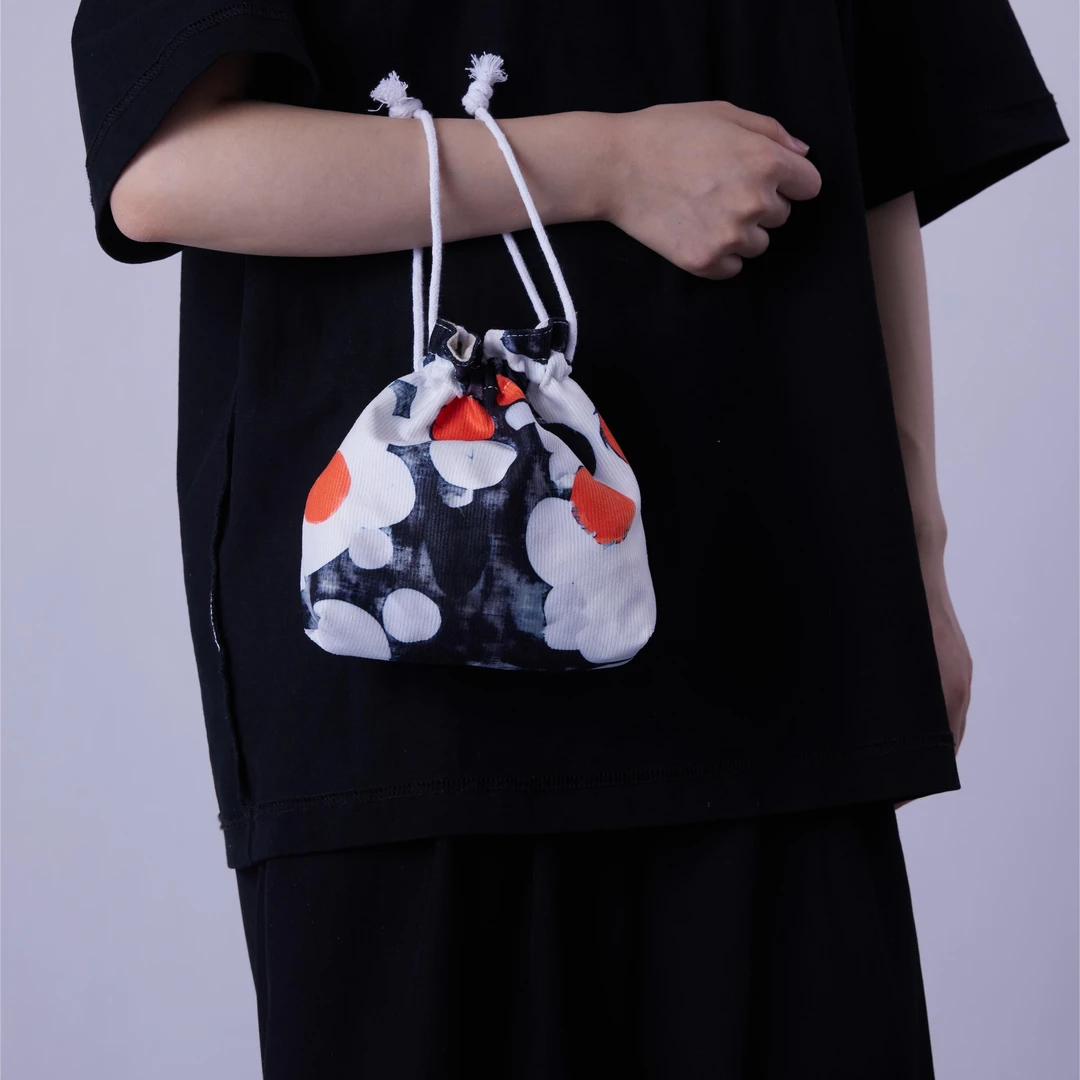 无则艺I这家的布包很艺术I合集个性立长绳包单肩福袋零钱包白花瓣