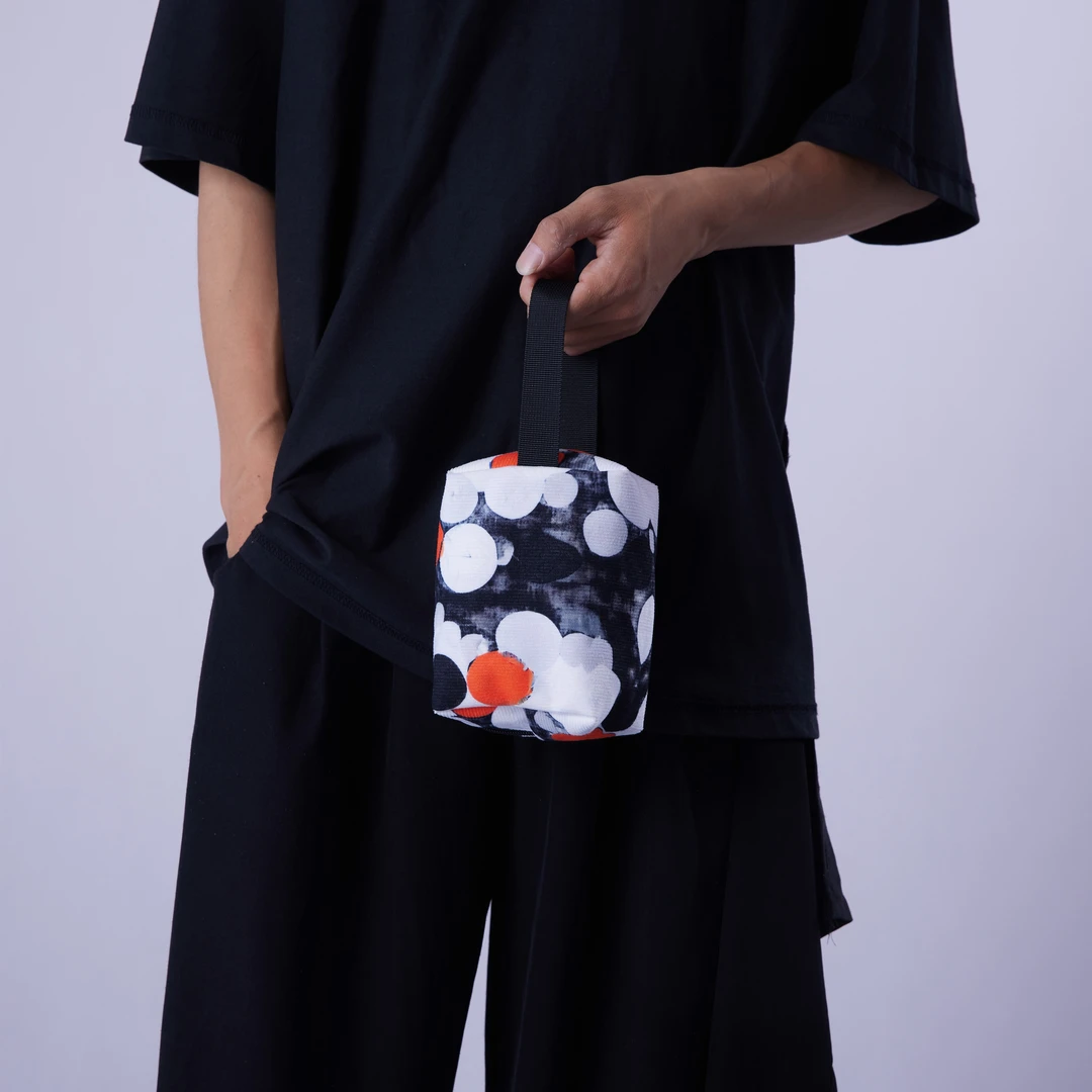 无则艺【姨妈包】白花瓣原创手提包手挽包小包