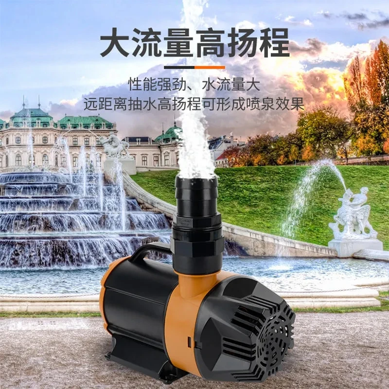 优之星鱼缸过滤循环水泵多功能抽水泵节能超静音鱼池喷泉水陆两用