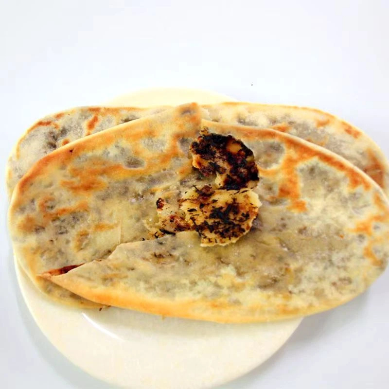 整箱新禧多香辣牛肉味纸皮锅盔早餐煎饼梅干菜冷冻半成品餐饮商用