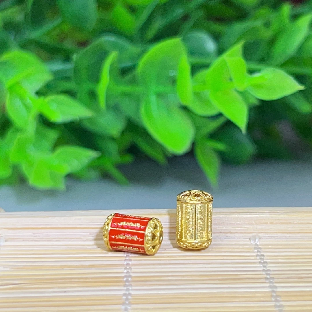 925银银制品 【萌宝饰品】N20-21金色五条经隔环隔珠款高7mm 搭配