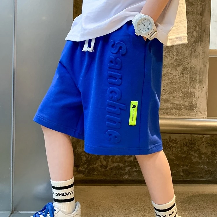 男童短裤夏季五分裤中大童宽松外穿休闲百搭裤子男孩儿童运动裤