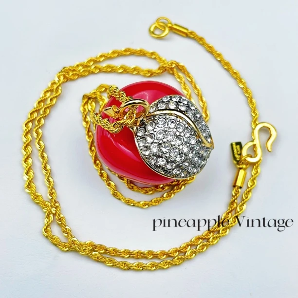 合金项链 菠萝中古KJL项链LK000236