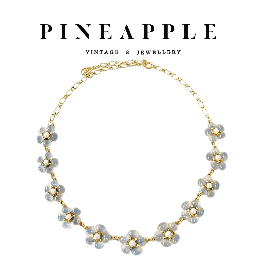 合金项链 菠萝中古Swoboda项链LK6797