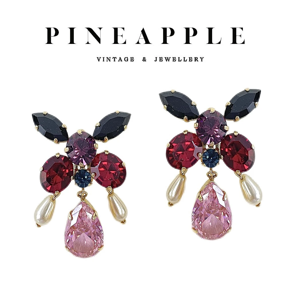 合金耳饰 拉胯耳夹LK6645