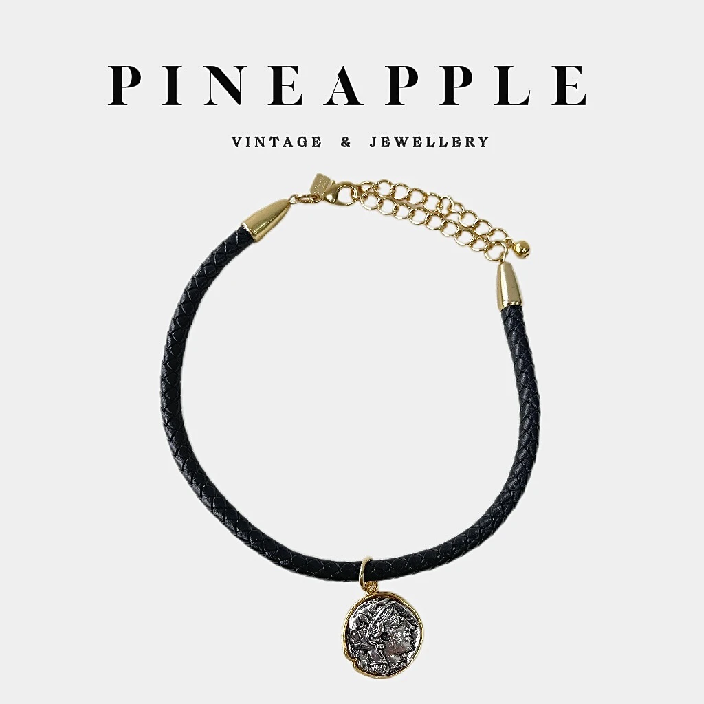 合金项链 菠萝中古KJL项链LK5878