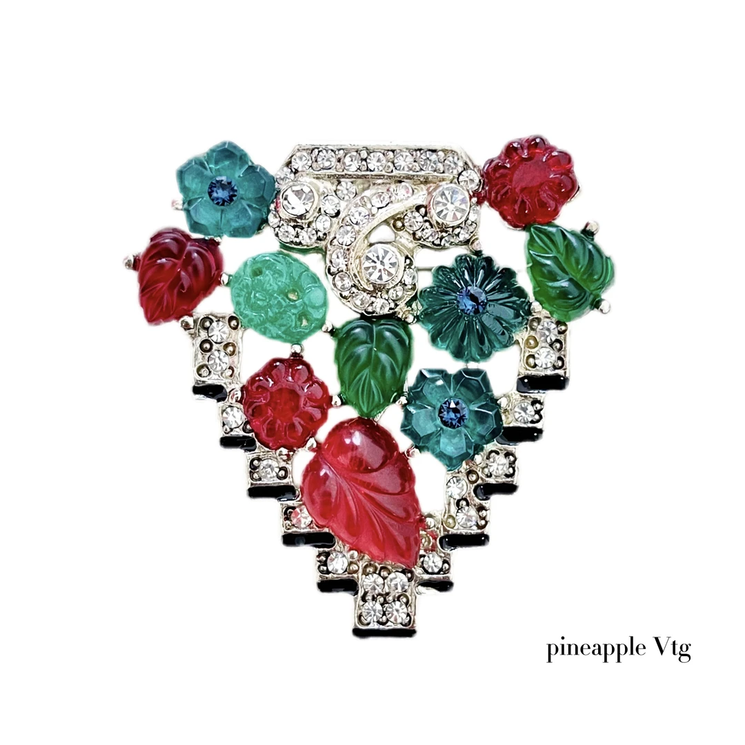 合金胸针 菠萝中古KJL胸针LK4065