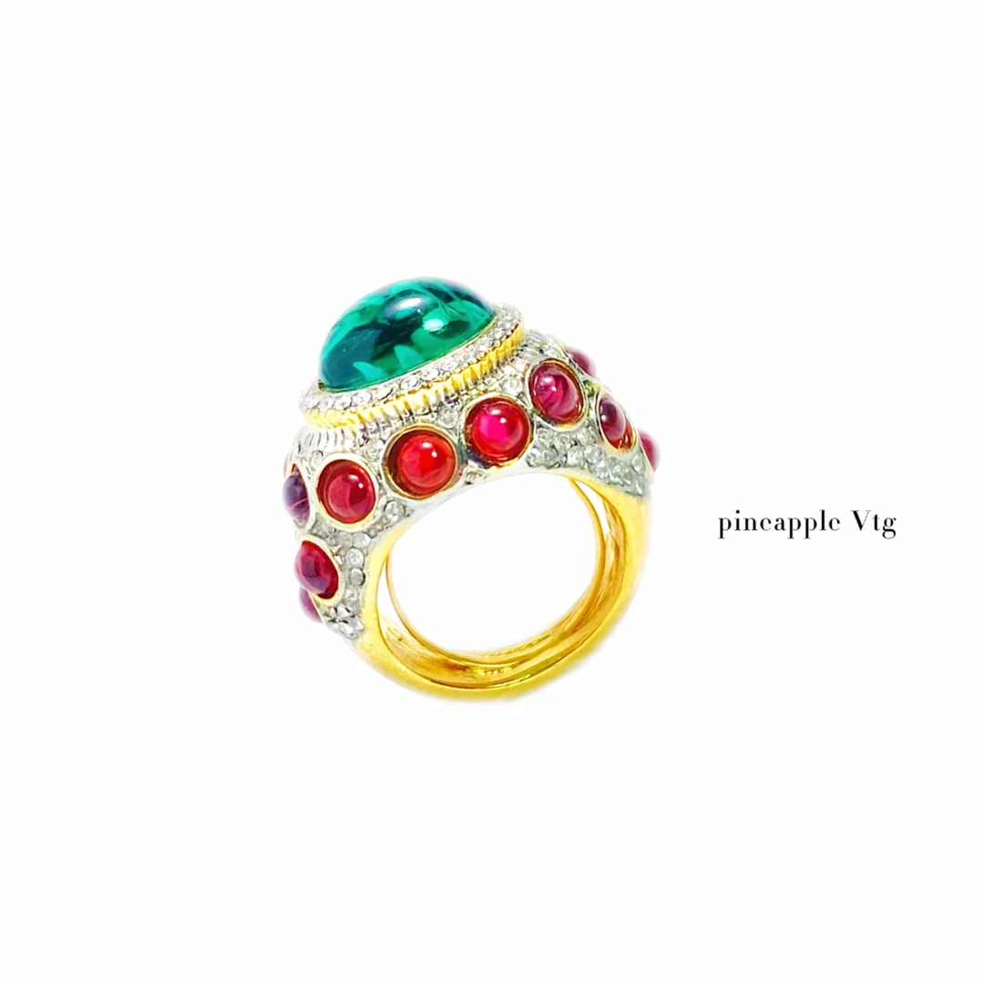 合金戒指 菠萝中古KJL戒指LK000299