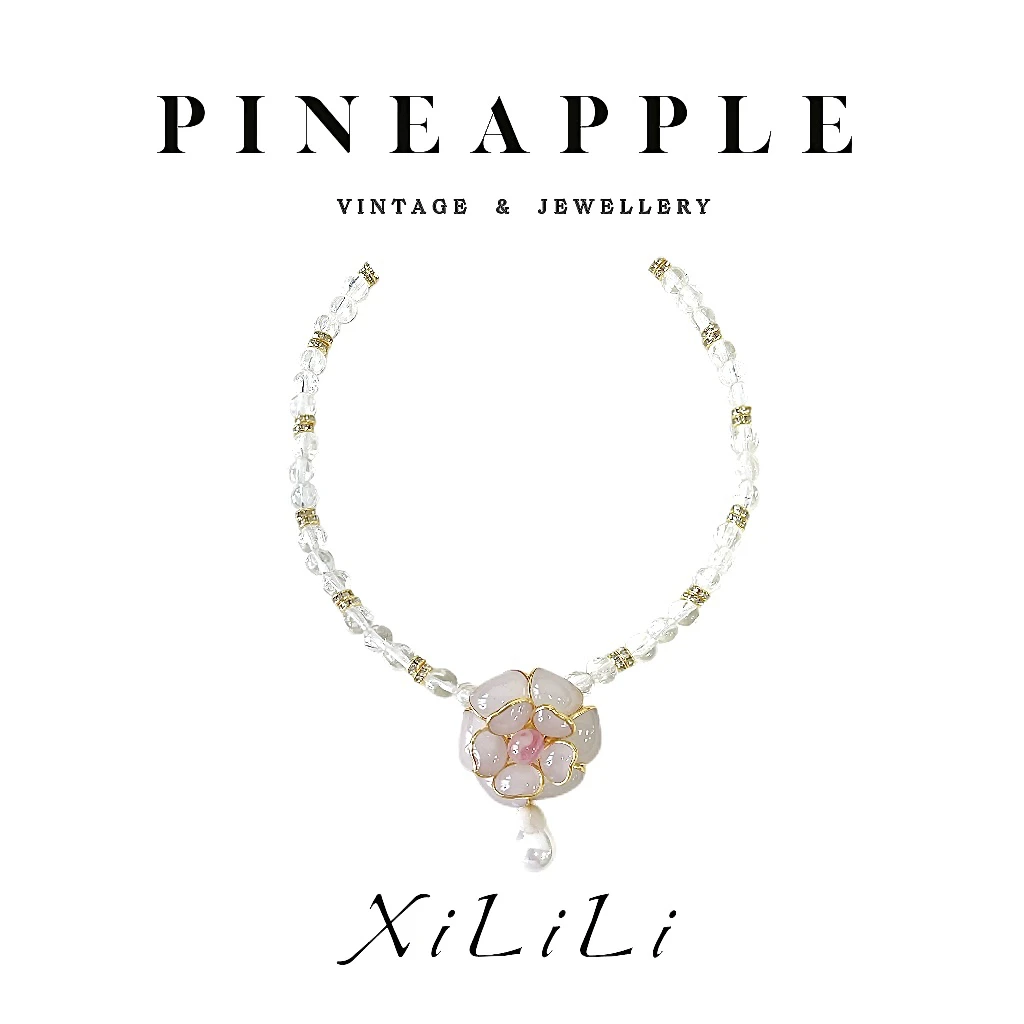 合金项链 菠萝中古栖璃XiLiLi项链LK7630