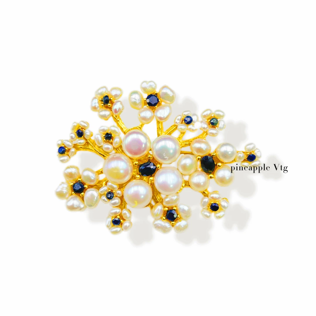 合金胸针 菠萝中古Swoboda胸针LK53135