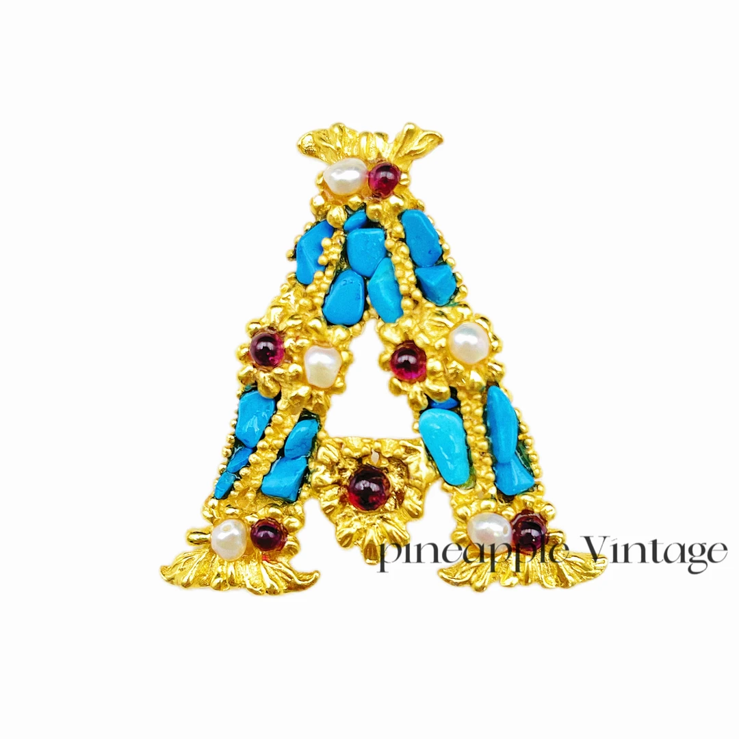 合金胸针 菠萝中古swoboda胸针 LK2141