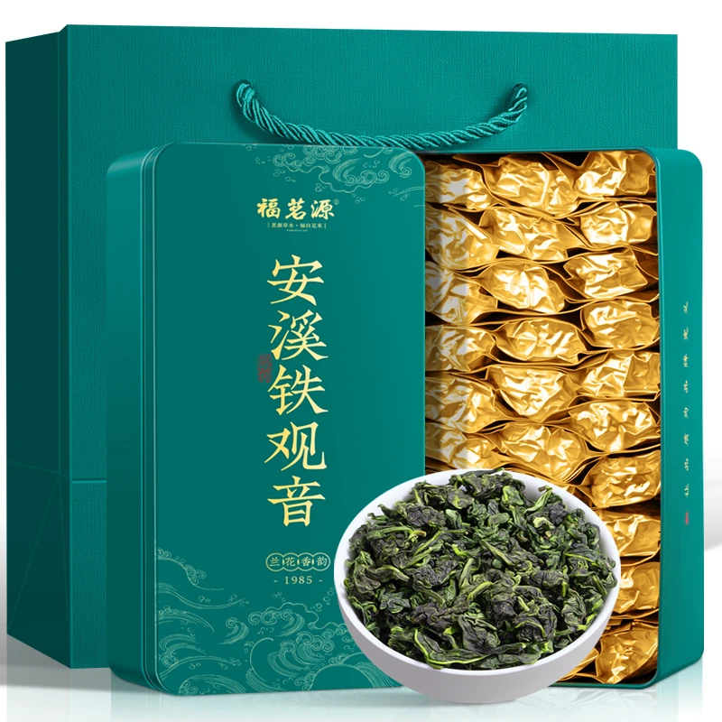 福茗源茶叶铁观音504g2024新茶特级春茶兰花香清香乌龙茶中秋礼盒