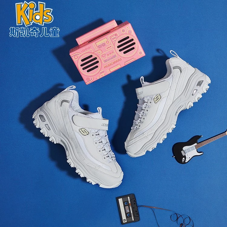 Skechers【斯凯奇】儿童新款亲子鞋舒适时尚老爹鞋996212L