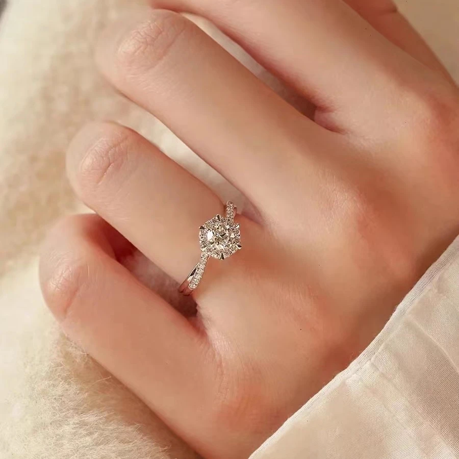 【DIDOLER】1.5克拉玫瑰庄园婚戒-五金女孩D