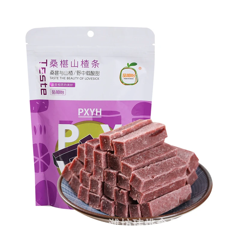 桑葚山楂条儿童零食新鲜果脯山楂制品休闲袋装小零食食用传统营养