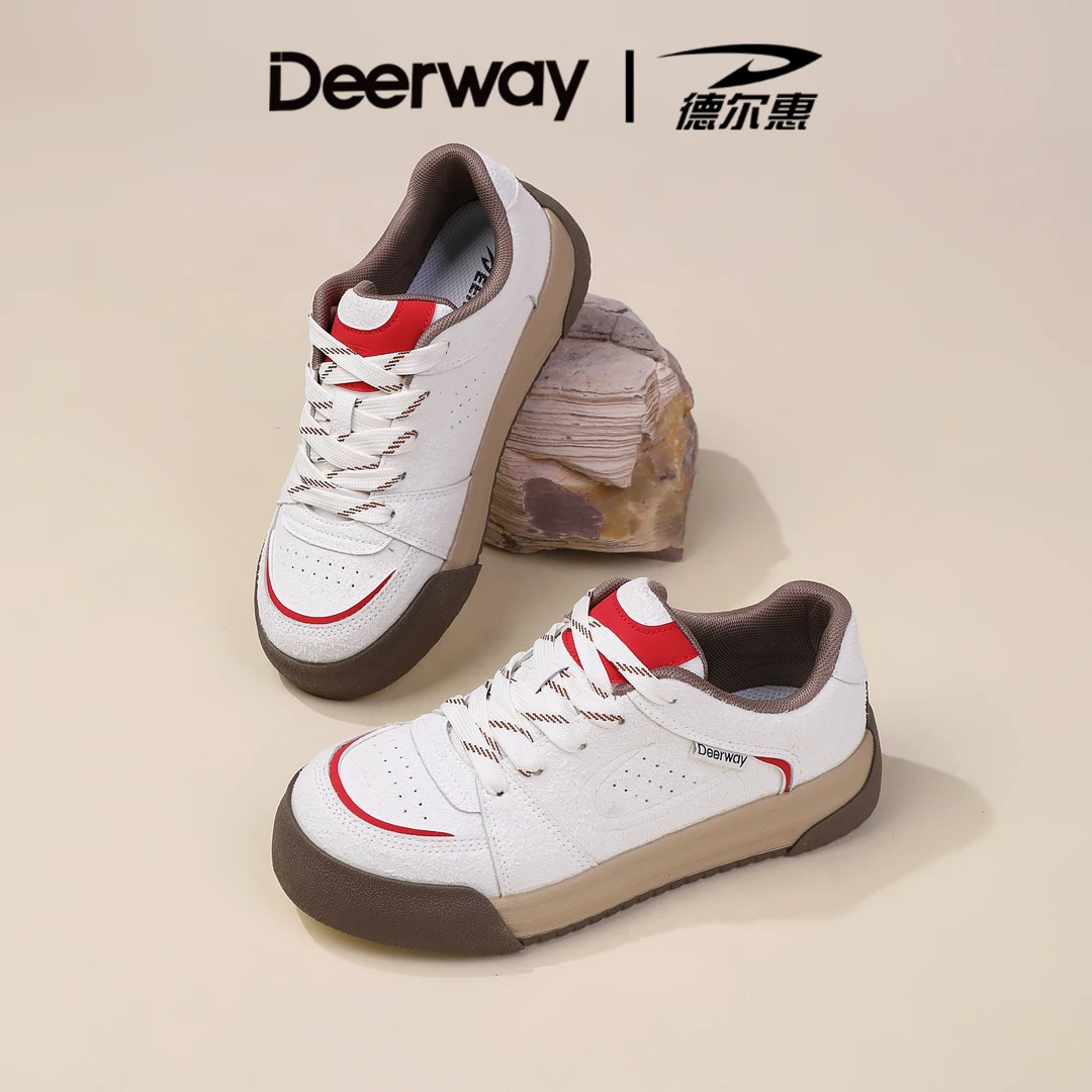 德尔惠女鞋秋季爆款时尚德训鞋2024新款皮面百搭软底休闲鞋子3579
