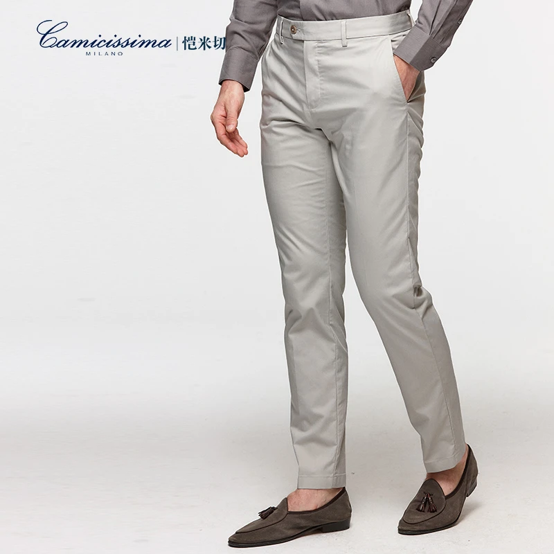 【三防裤子】恺米切抗菌免汤男士直筒长裤 优雅绅绅士经典好搭