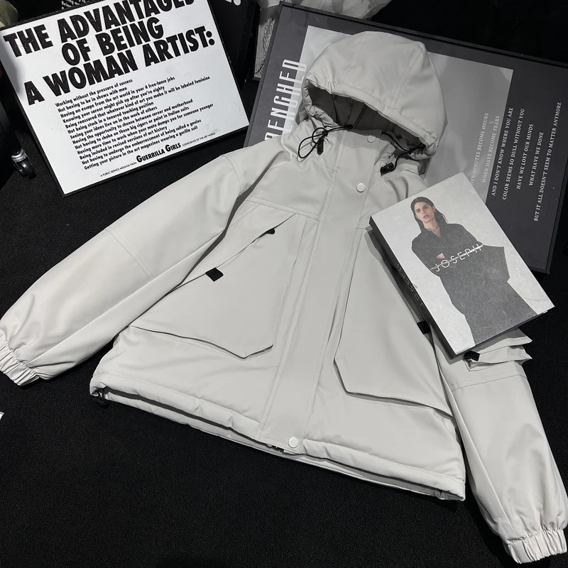 儿童加厚外套冬季2024童装中大童洋气宽松派克服痞帅网红外88653