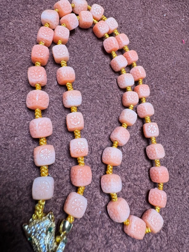 大圣3号 凤凰粉项链 F066