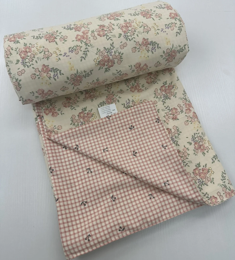 《双人被罩》浪漫玫瑰-粉-尺寸200*230舒适 透气 斜纹  被套