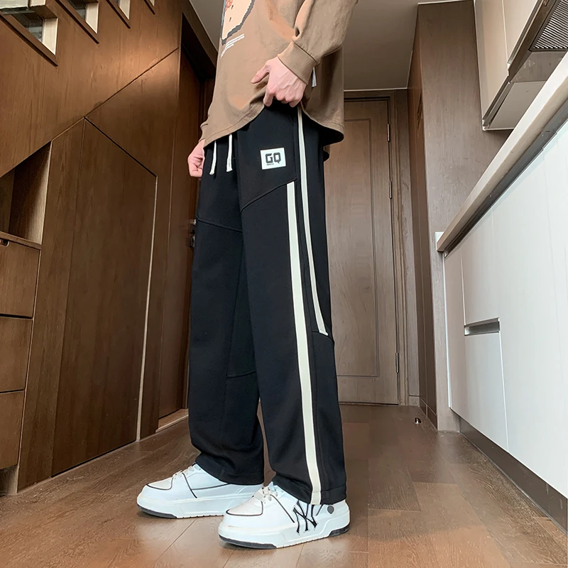 春秋款长裤子13岁男孩初高中学生14潮流帅气运动裤15大童男装卫裤