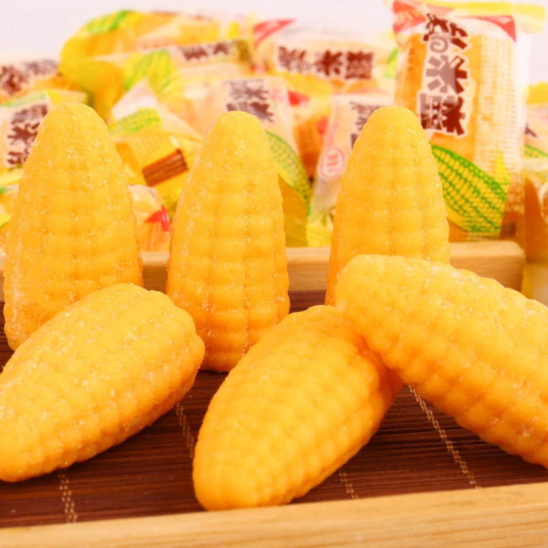 粟米烧玉米软糖喜糖年货结婚橡皮糖香甜散装解馋小零食休闲美食