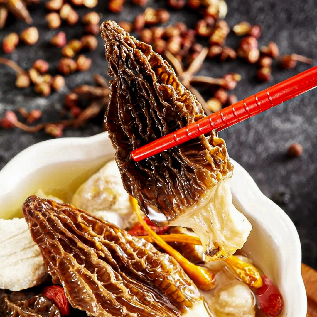 2025年头茬新鲜羊肚菌羊肚菌干货营养肉质美味鲜美