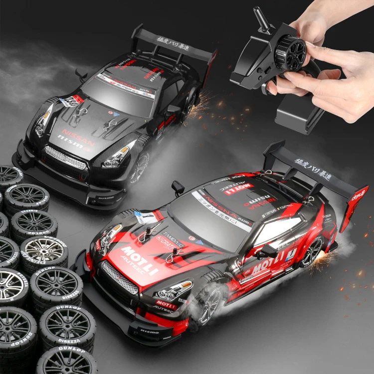 专业高速四驱漂移男孩汽车玩具充电竞速比赛跑车仿真gtr玩具车