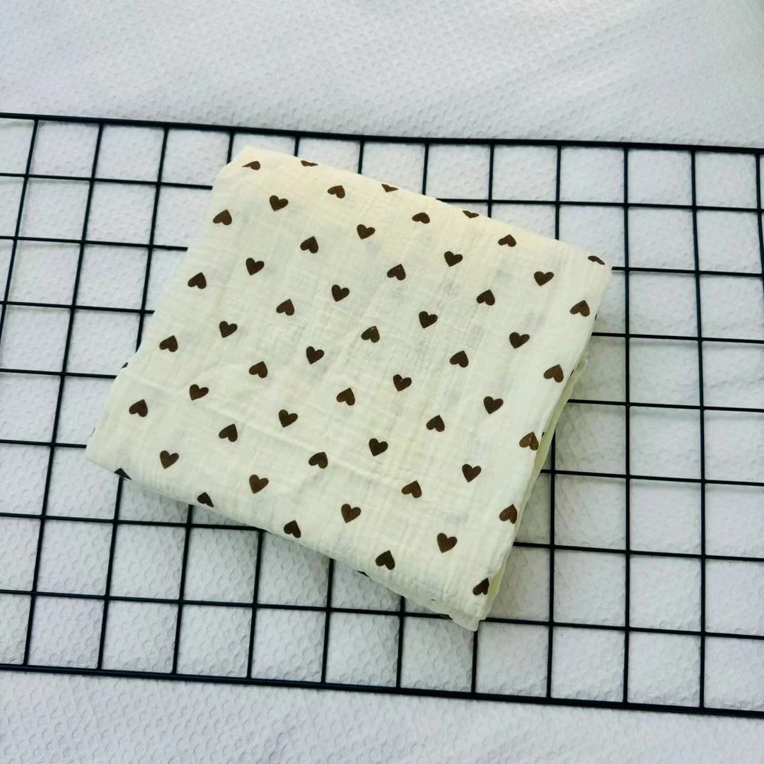 全棉A类双层纱皱皱纱棉花糖被罩被套150*200-微微瑕