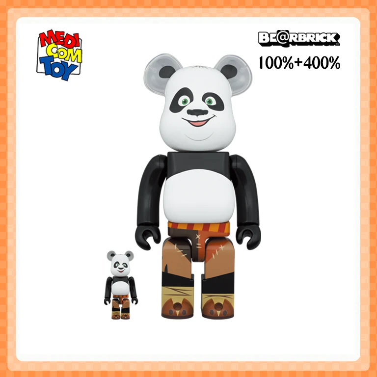 Bearbrick 积木熊 100%+400% Kung Fu Panda 功夫熊猫