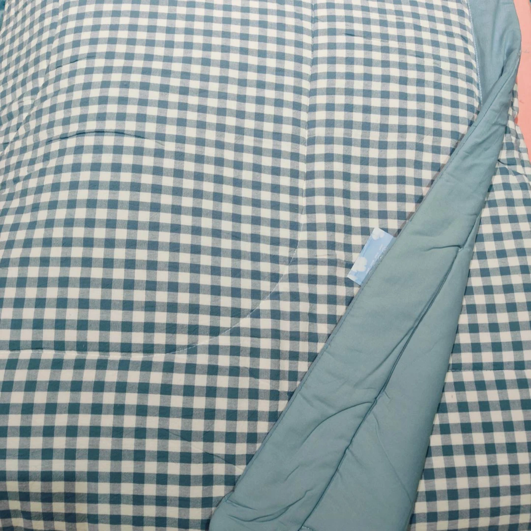 全棉色织水洗棉春秋被，填充新疆棉花（200✖️230），贴身透气