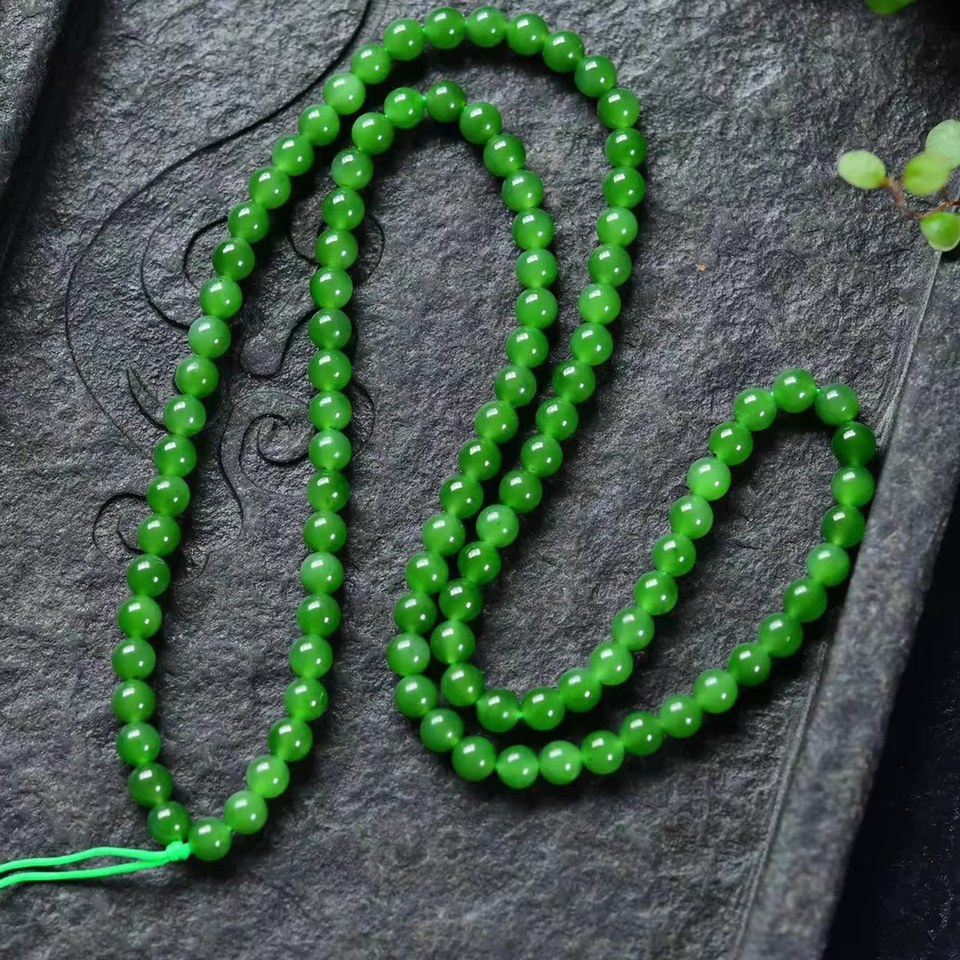 L32号6mm菠菜绿色脖挂链