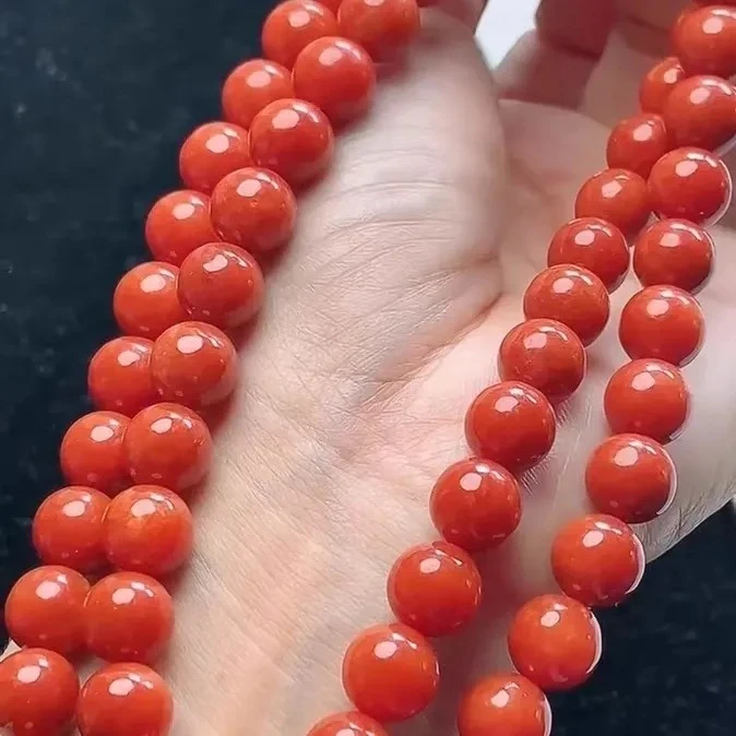 737号12mm红色项链