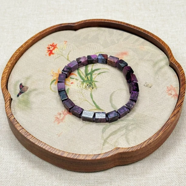 含辰砂工艺品【晶禧珠宝】舒俱来棱柱单圈S856——多样性发单一