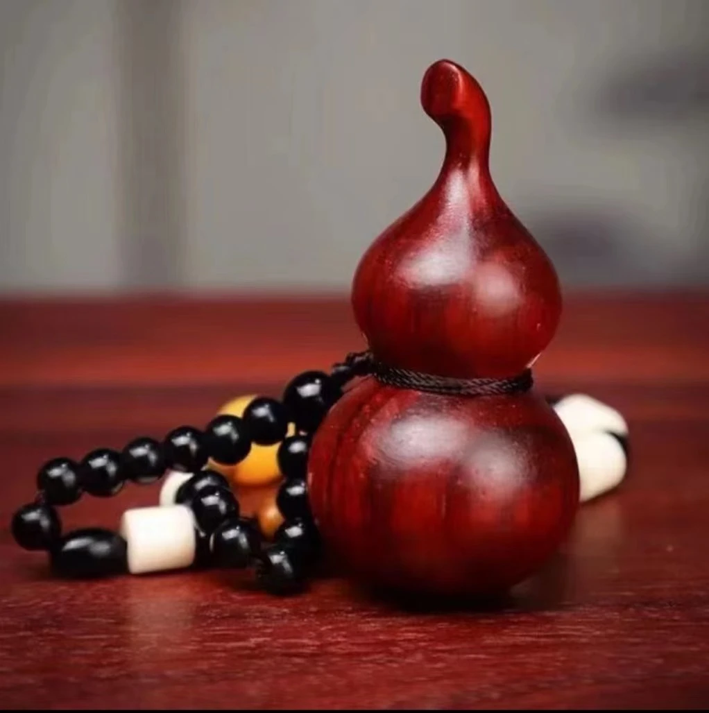 木艺木雕檀木葫芦手把件