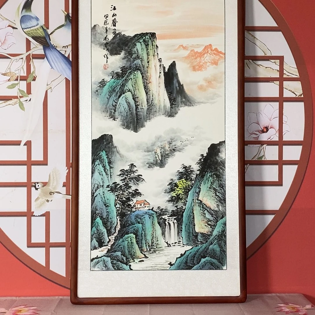 书法雅*带框包邮手写手绘