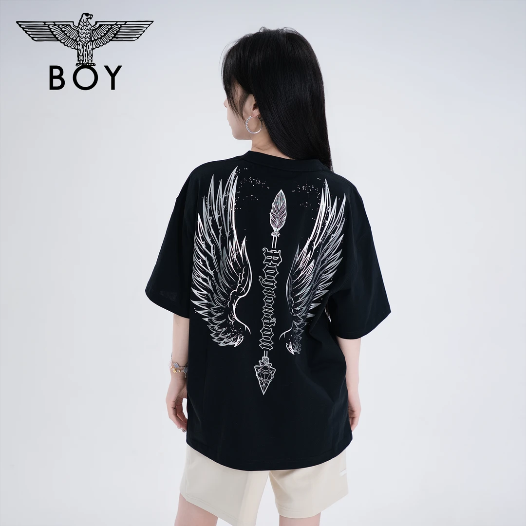 【神凰羽翼】BOY LONDON中性款时尚潮流百搭通勤T恤N01803