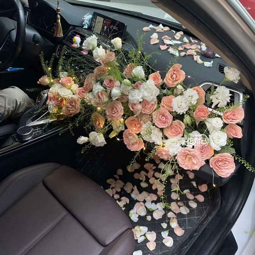 【公主请上车】副驾驶鲜花装饰（需到店进行制作）仪式感求婚生日礼物送女友送恋人同城速配花束鲜花小时达