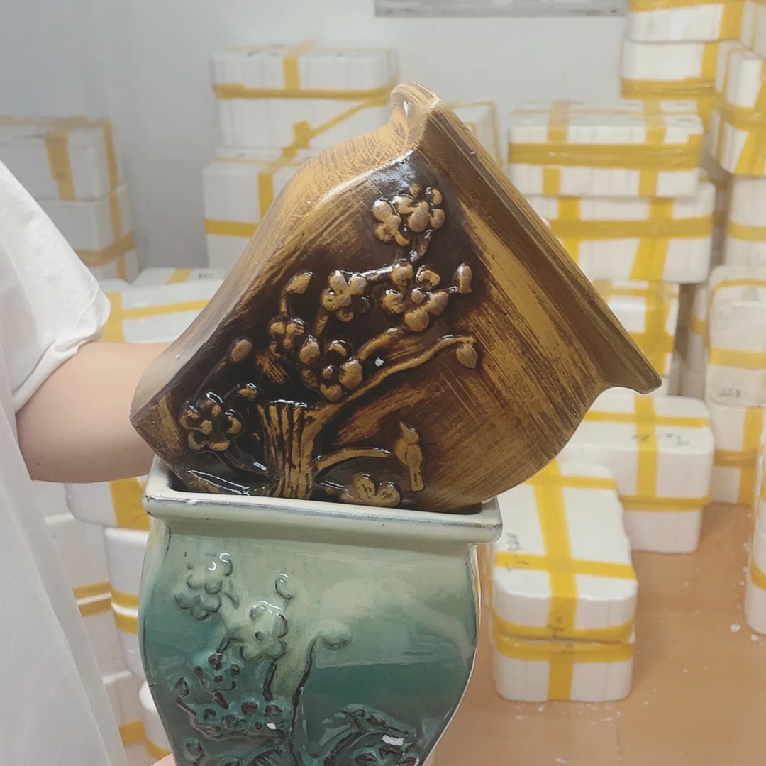红陶20CM(含)-50CM(不含)口14高17