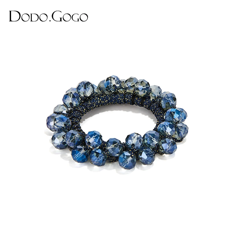 DODOGOGO缠绕水晶发圈发饰发绳头饰