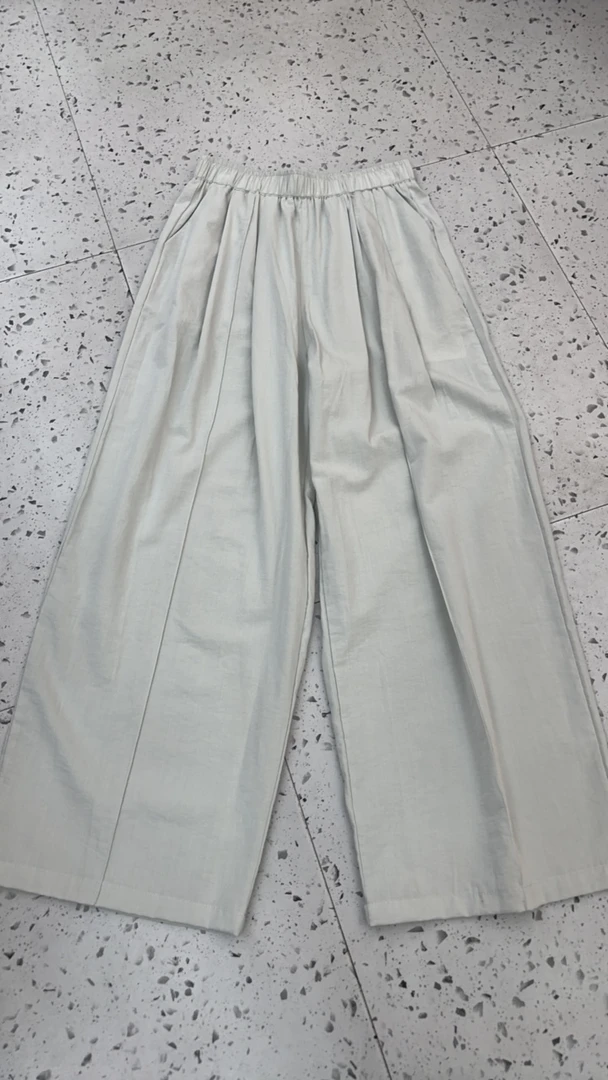 阔腿裤休闲夏季松紧腰