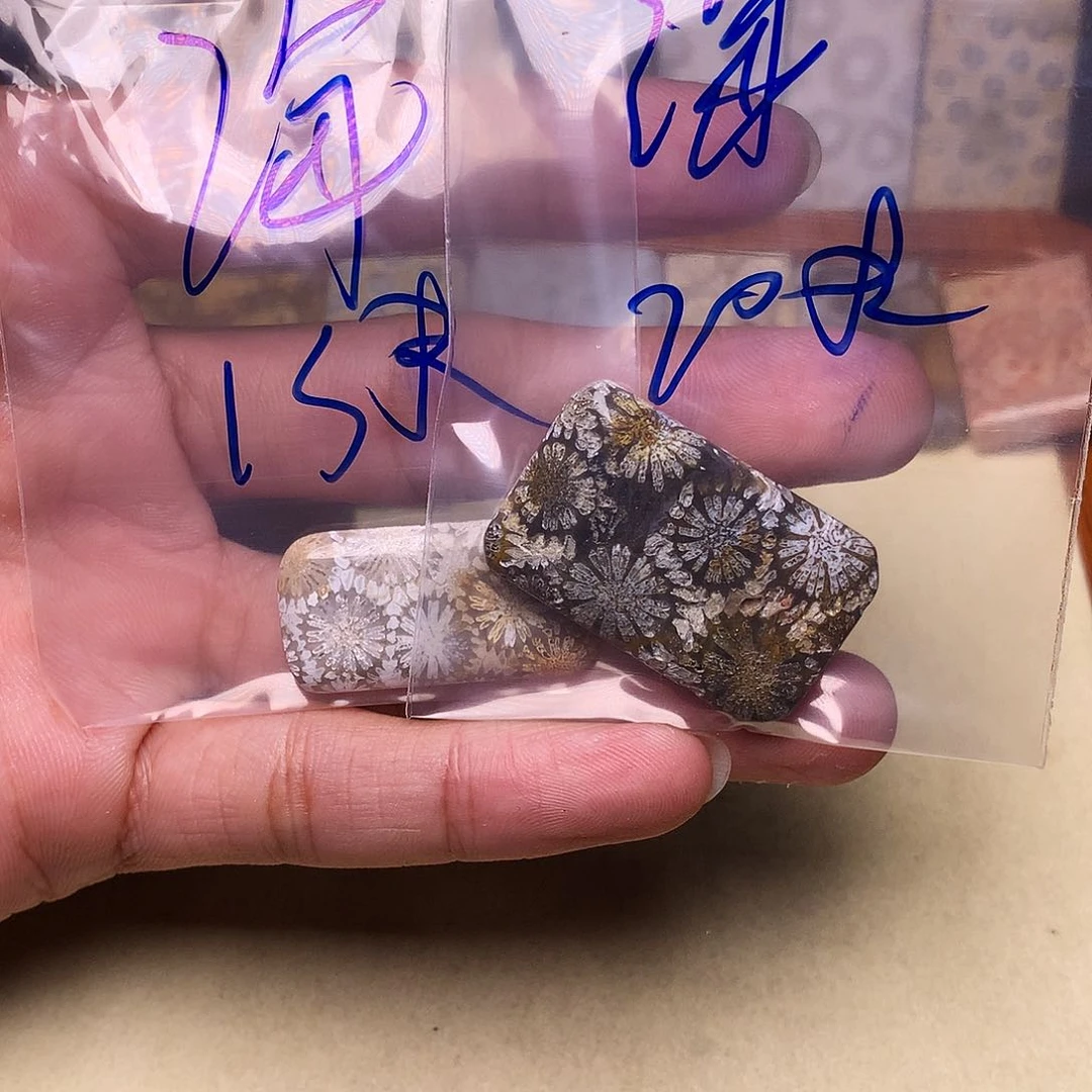 硅化玉珊瑚玉合金海**头
