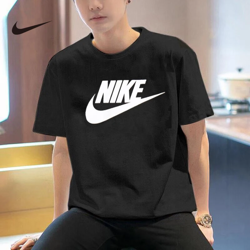 耐克短袖T恤男装 2025夏季新款简约流光风跑步运动服官方正品半袖