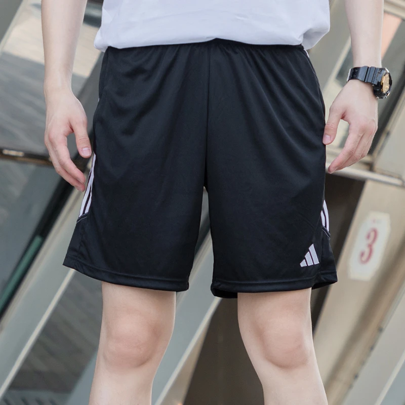 adidas阿迪达斯男子短裤夏季跑步运动裤黑色透气训练五分裤HS9533