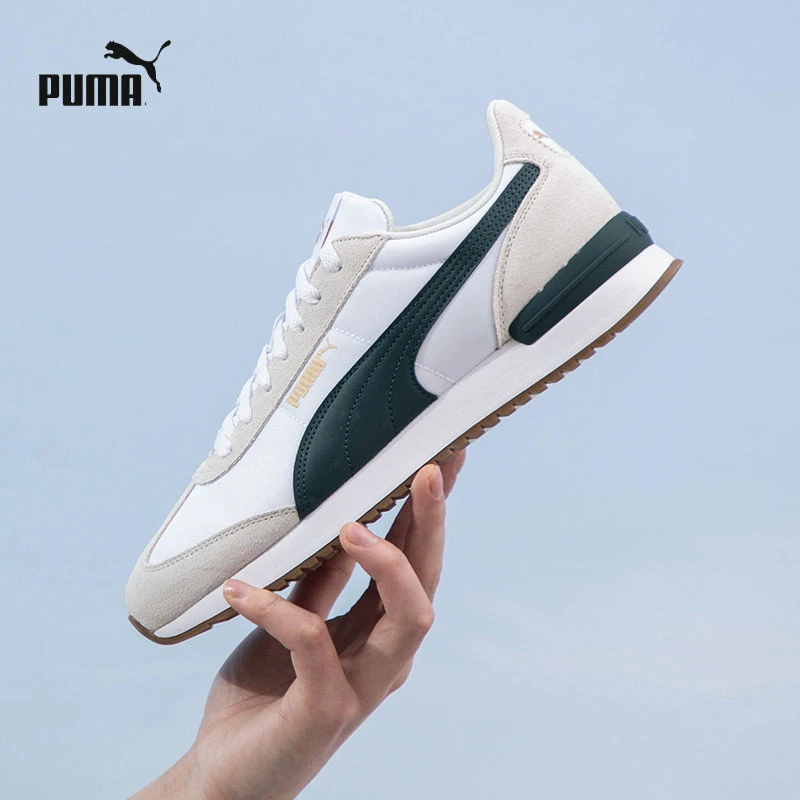 PUMA彪马T头鞋情侣2025春季新款休闲运动鞋松木绿金标板鞋 399250